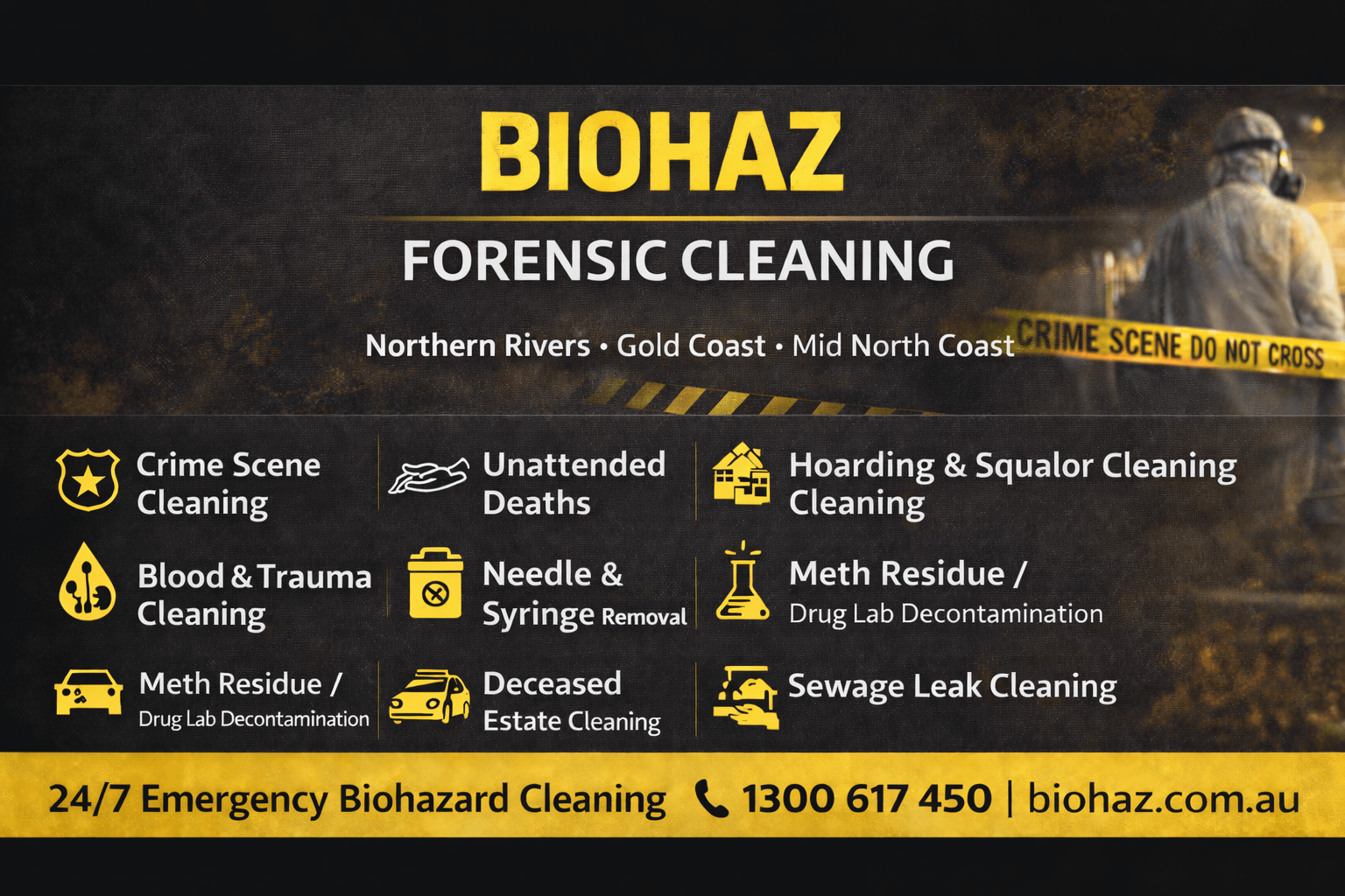Professional Forensic & Biohazard Cleaning Services