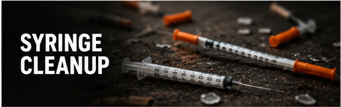 Syringe Cleanup Brisbane