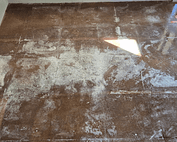 Treating a urine contaminated floor with hydrogen peroxide